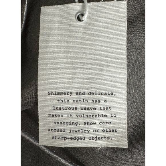 NWT Madewell The Layton Midi Slip Dress in Metallic Recycled‎ Satin Size 2 - Picture 12 of 16